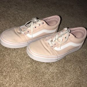 pinkish peach vans size 7.0